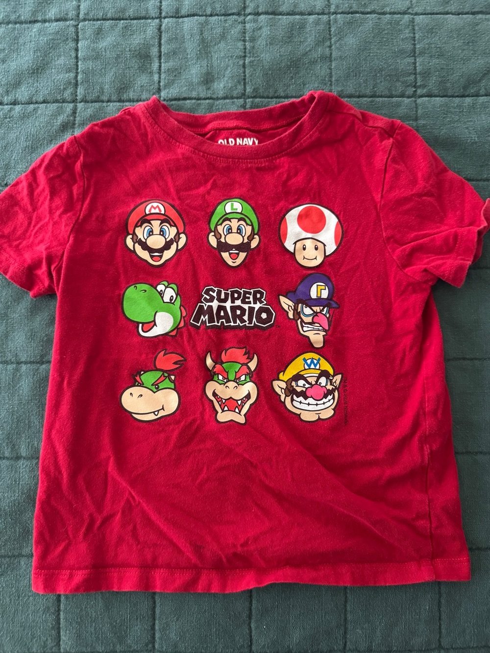 Mario 5T shirt